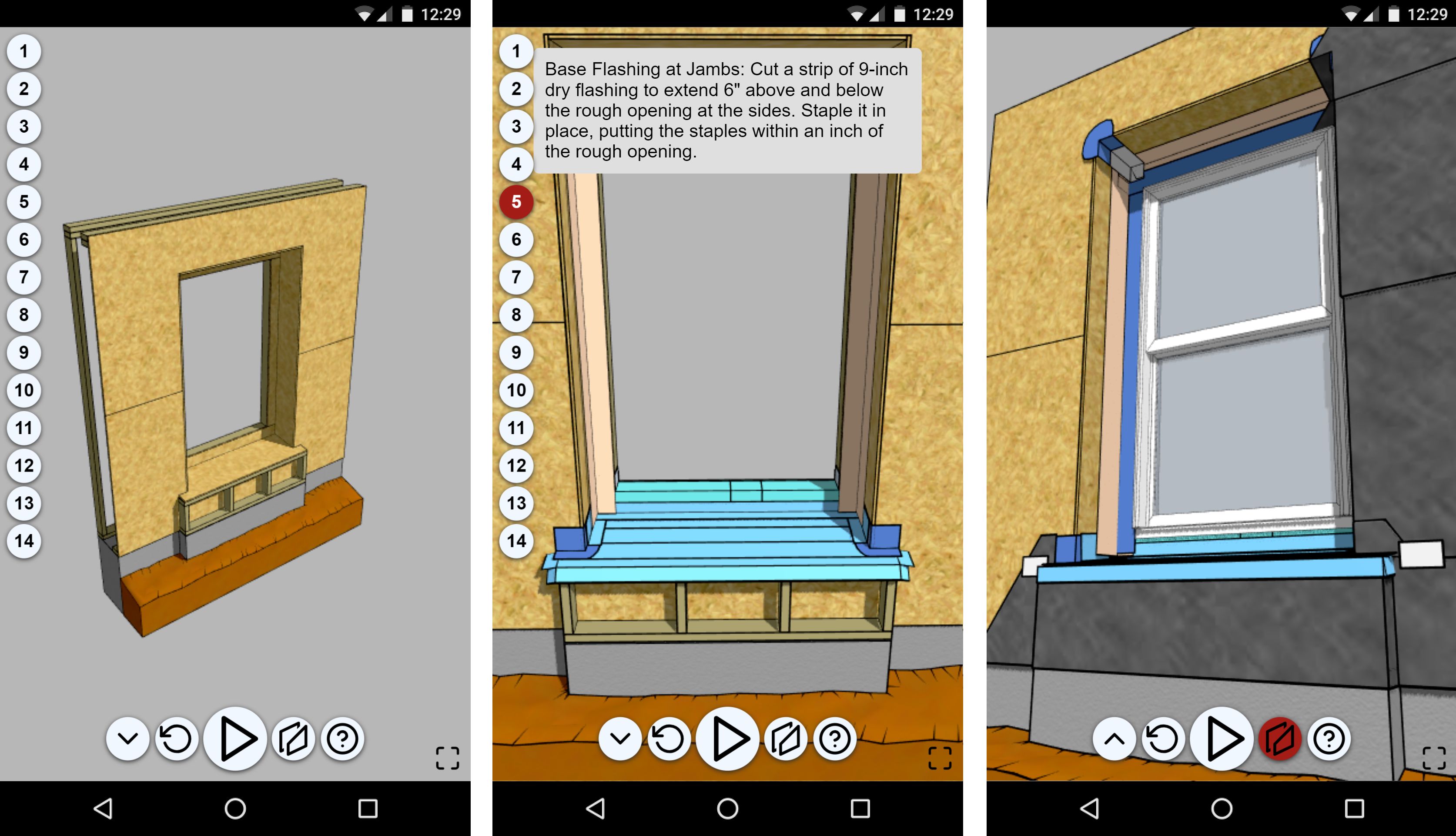 Interactive illustration for the homebuilding industry.